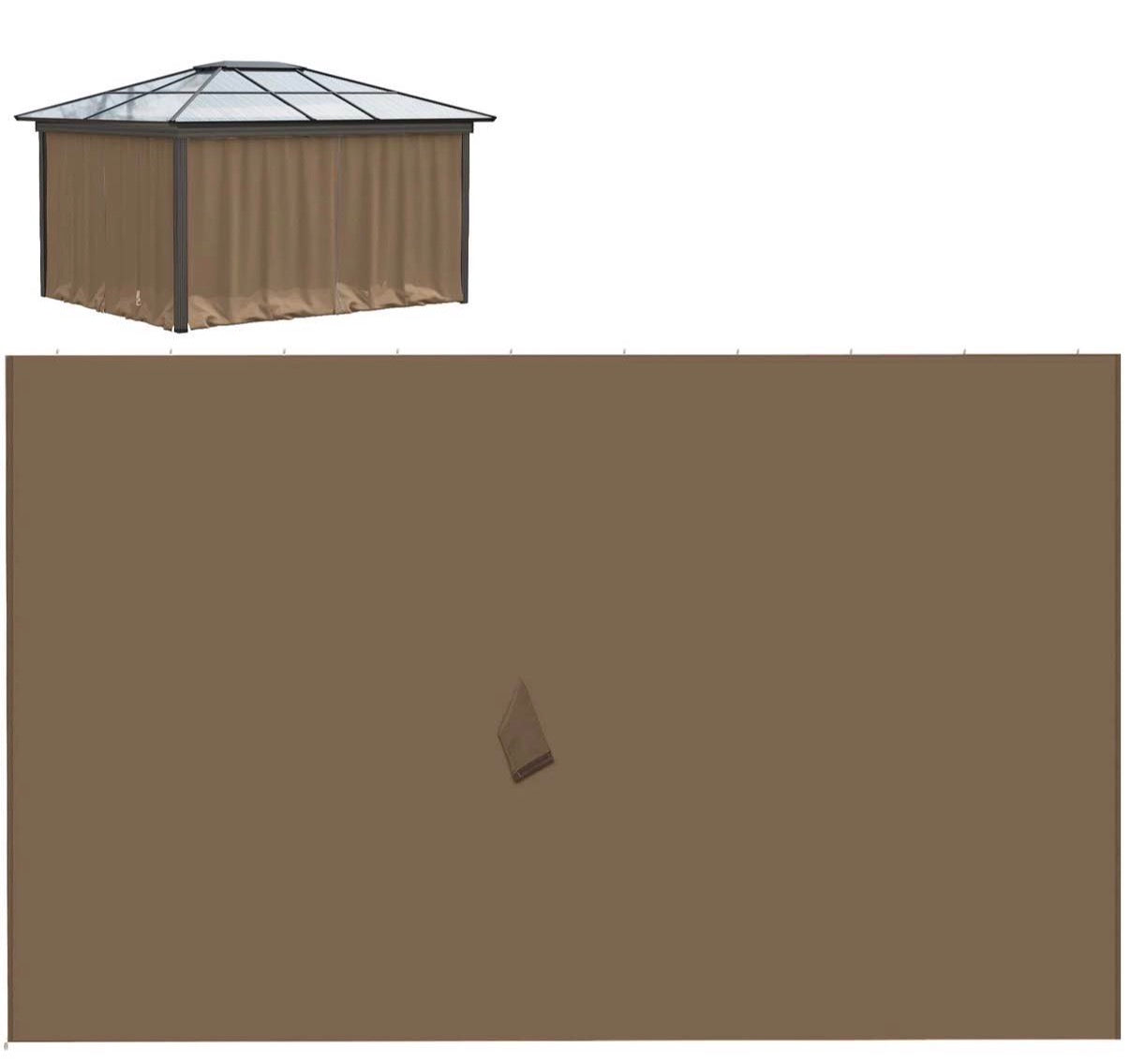 10 FT x 10 FT Gazebo Sidewall Set with 4 Panels