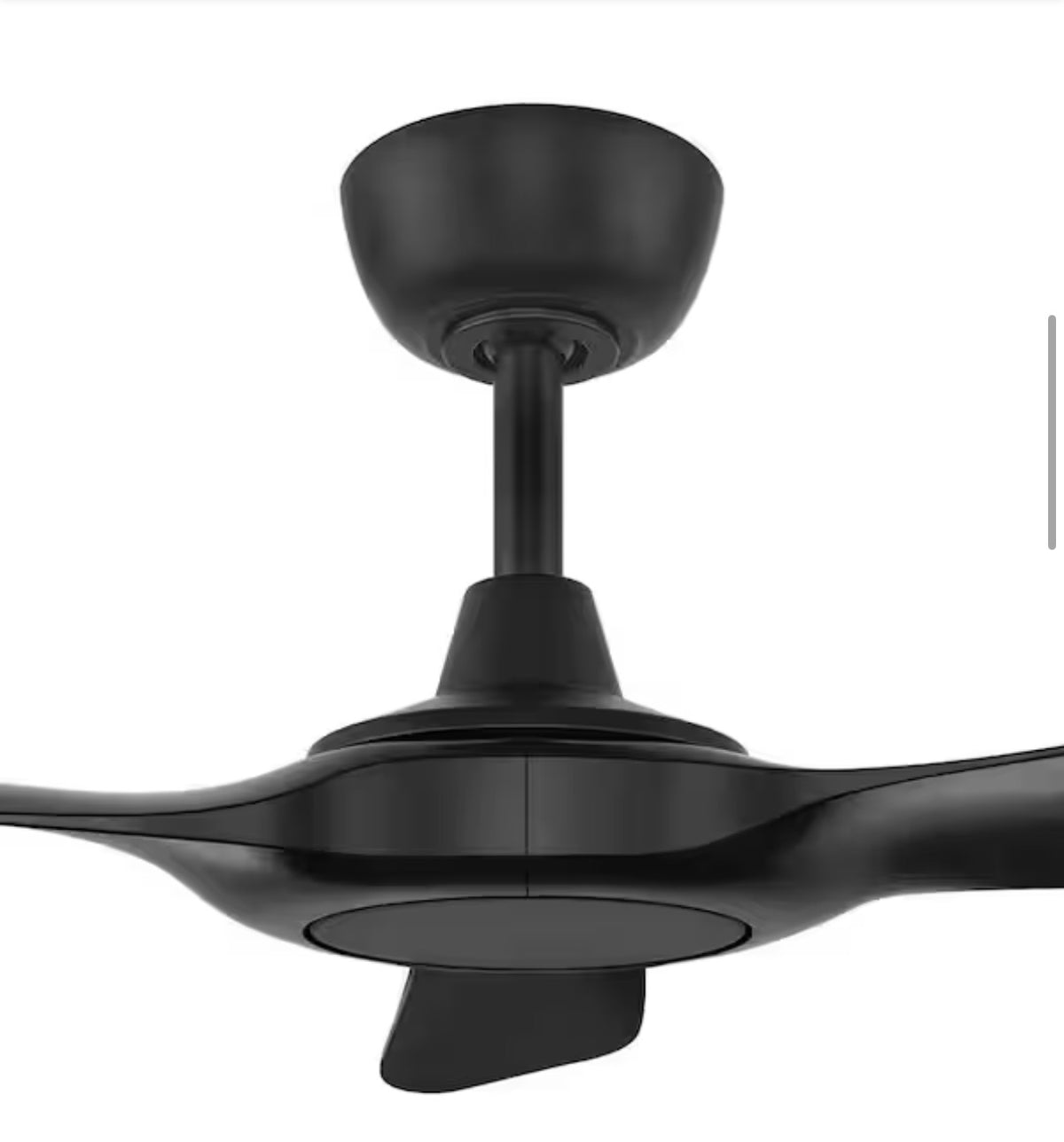 Tager 60 in. Smart Indoor/Outdoor Matte Black Ceiling Fan