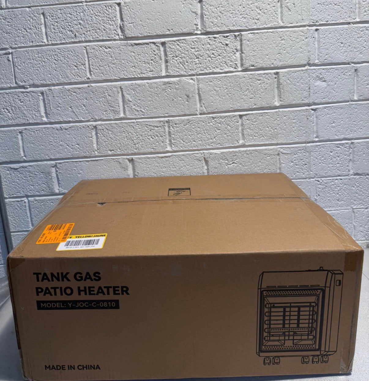 18,000 BTU Outdoor Propane Cabinet Heater