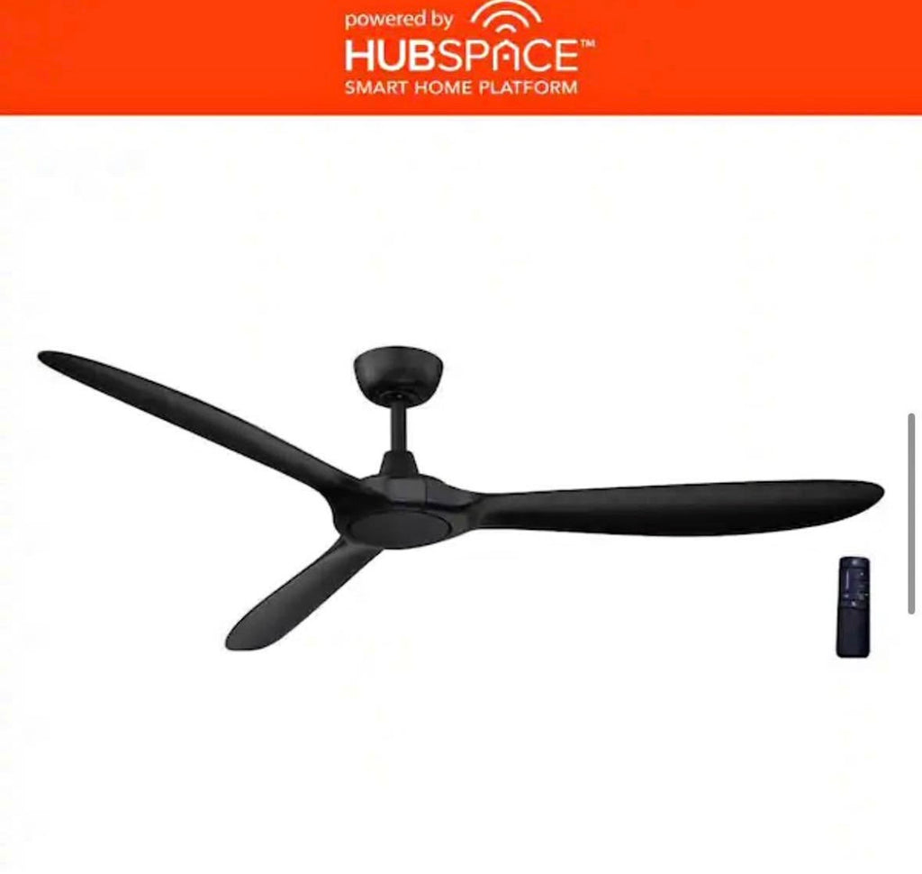 Tager 60 in. Smart Indoor/Outdoor Ceiling Fan
