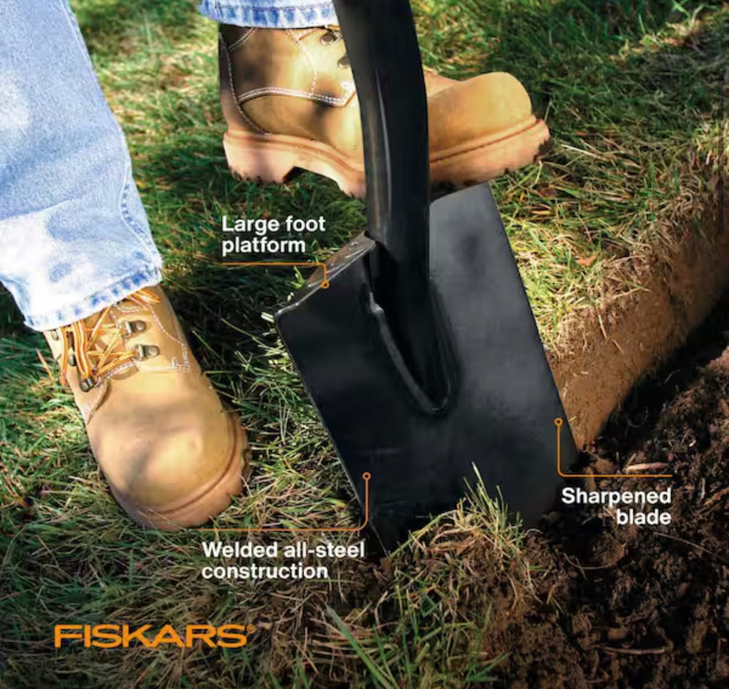 Steel D-handle Garden Spade