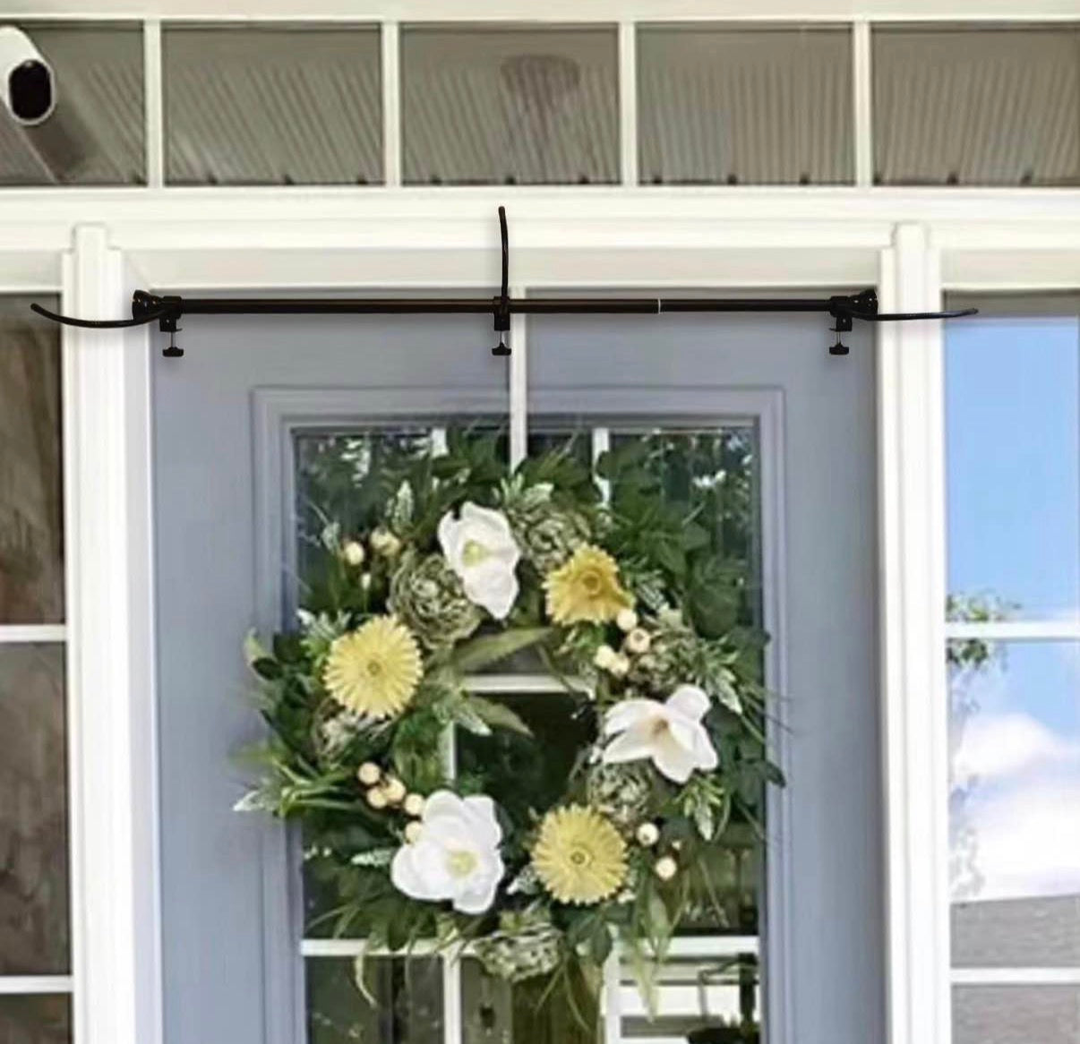Front Door Garland Hanger for Decorative Christmas Decor