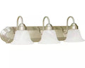3-Light Brushed Nickel Bath Light
