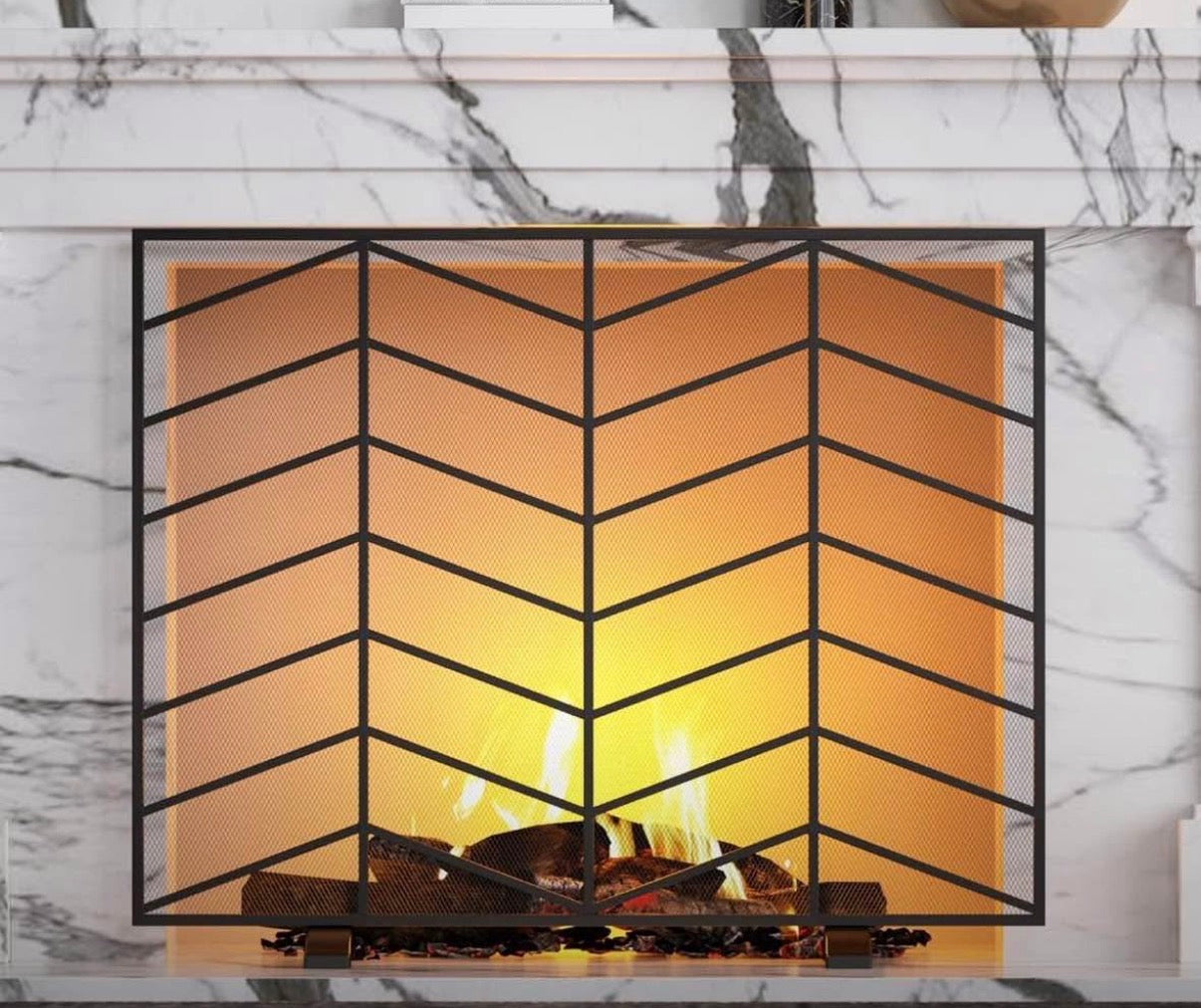 Fireplace Screen Guard for Living Room