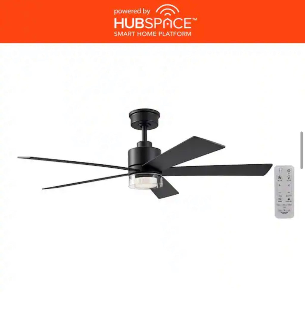 Bynum 52 in. Smart Ceiling Fan with LED light
