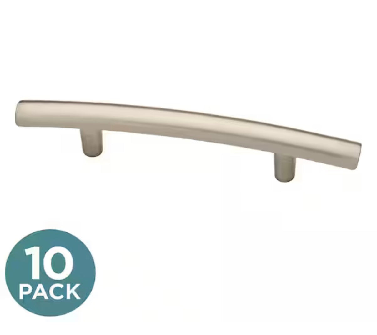 10-Pack Arched 3 in. Cabinet Drawer Bar Pulls