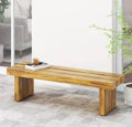 57 inches Datona Wood Outdoor Patio Bench