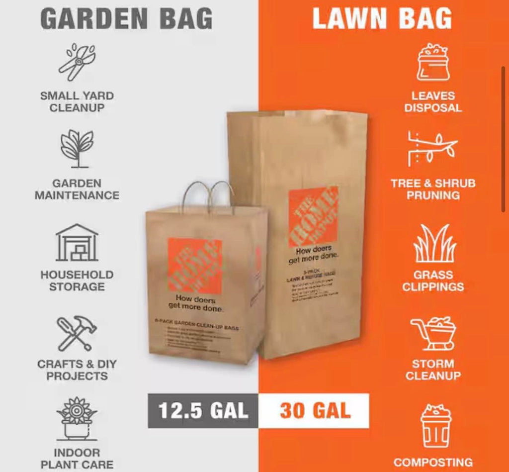 30 Gal. Paper Lawn and Leaf Bags (50 Count)