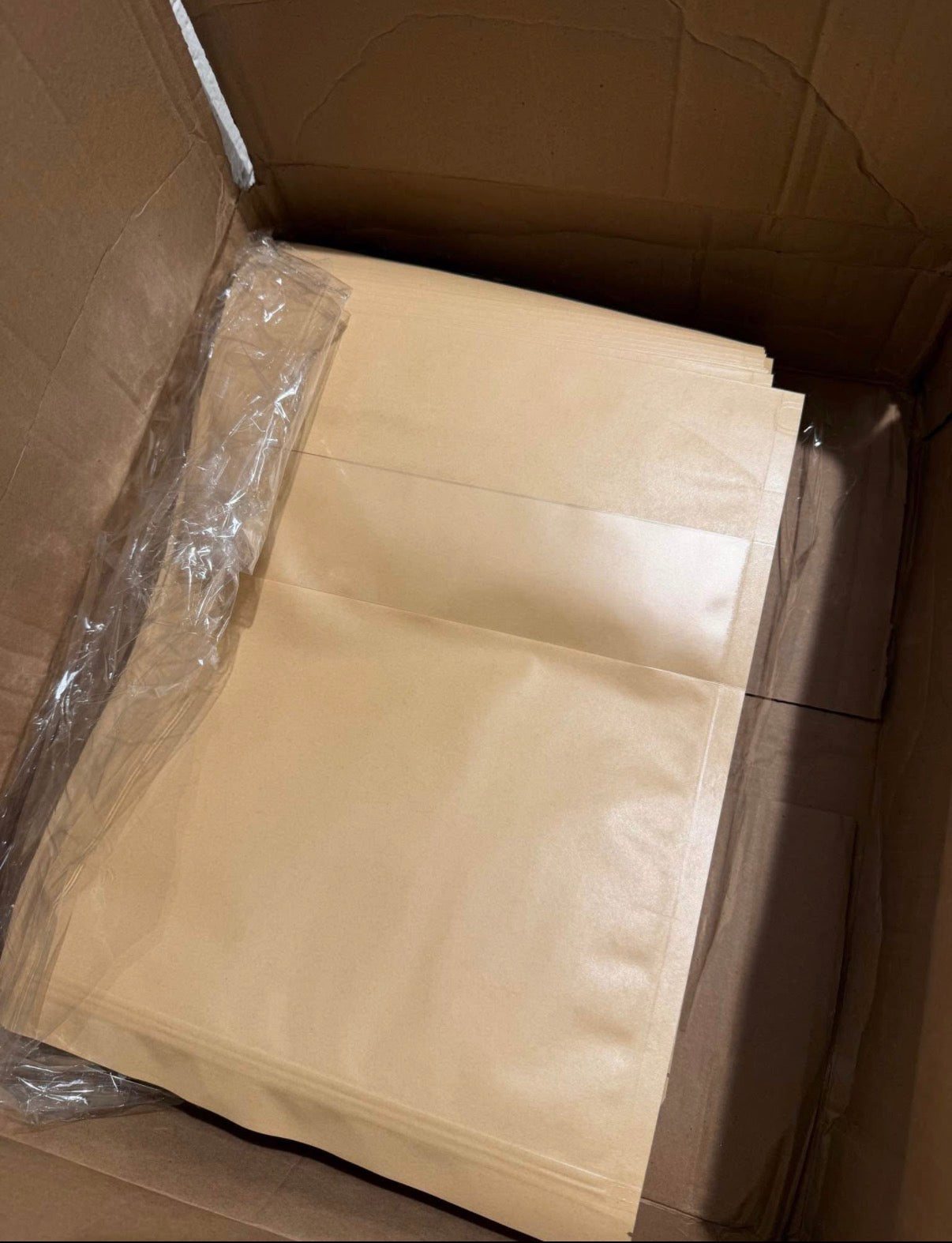150 Pcs Kraft Bags with Window 11.5 x 15.5 Inch