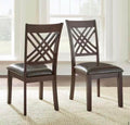 Adrian Espresso Side Chairs (Set of 2)