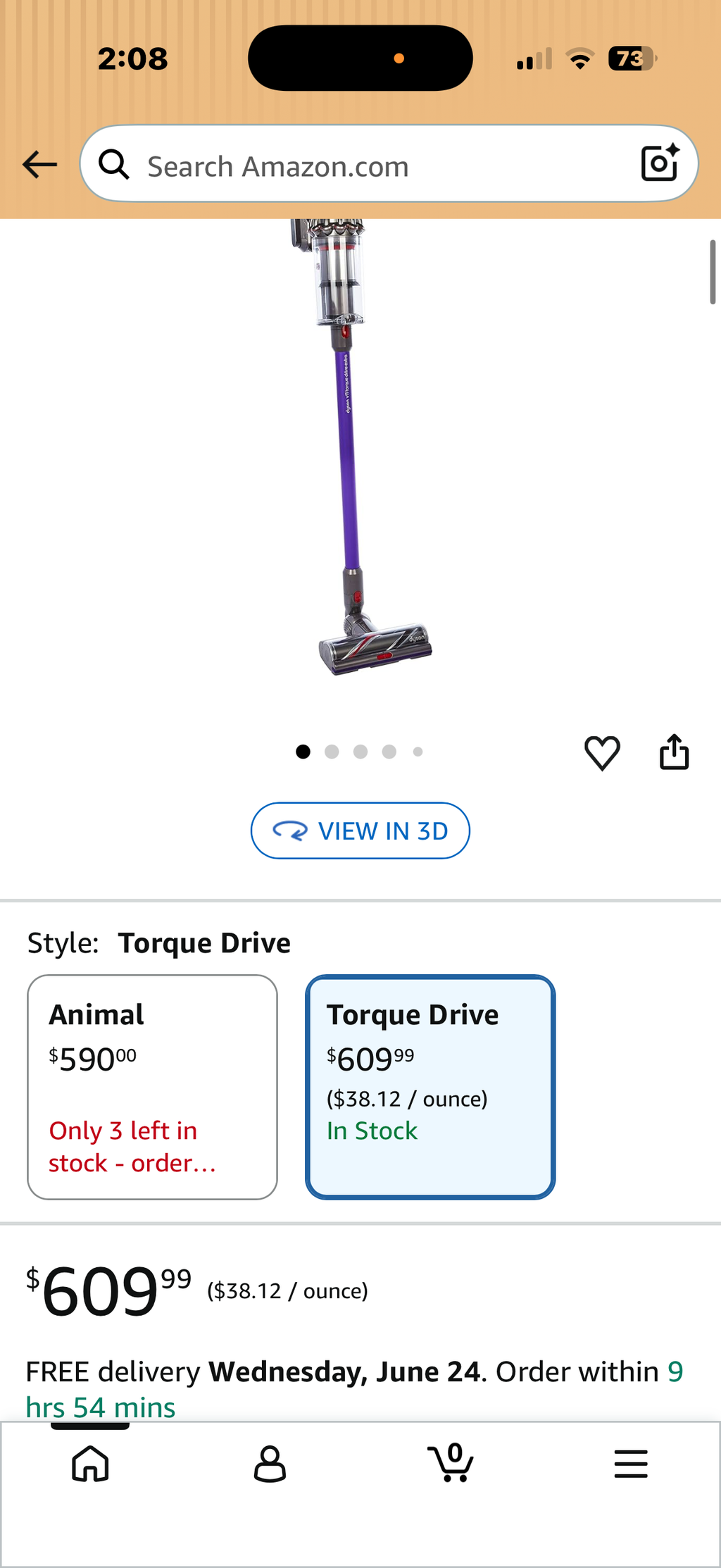 Dyson V11 Torque Drive Cordless Vacuum (used)