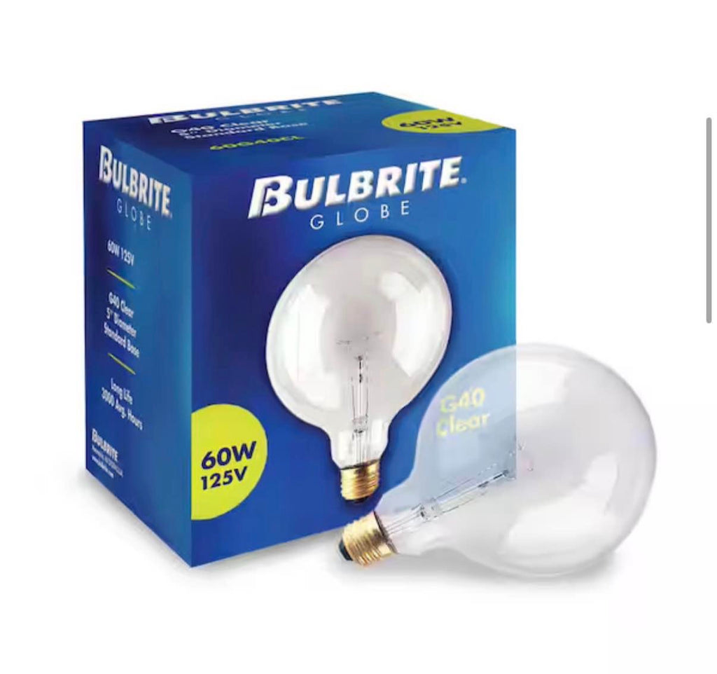 60-Watt Warm White Light G40 Bulb (12-Pack)
