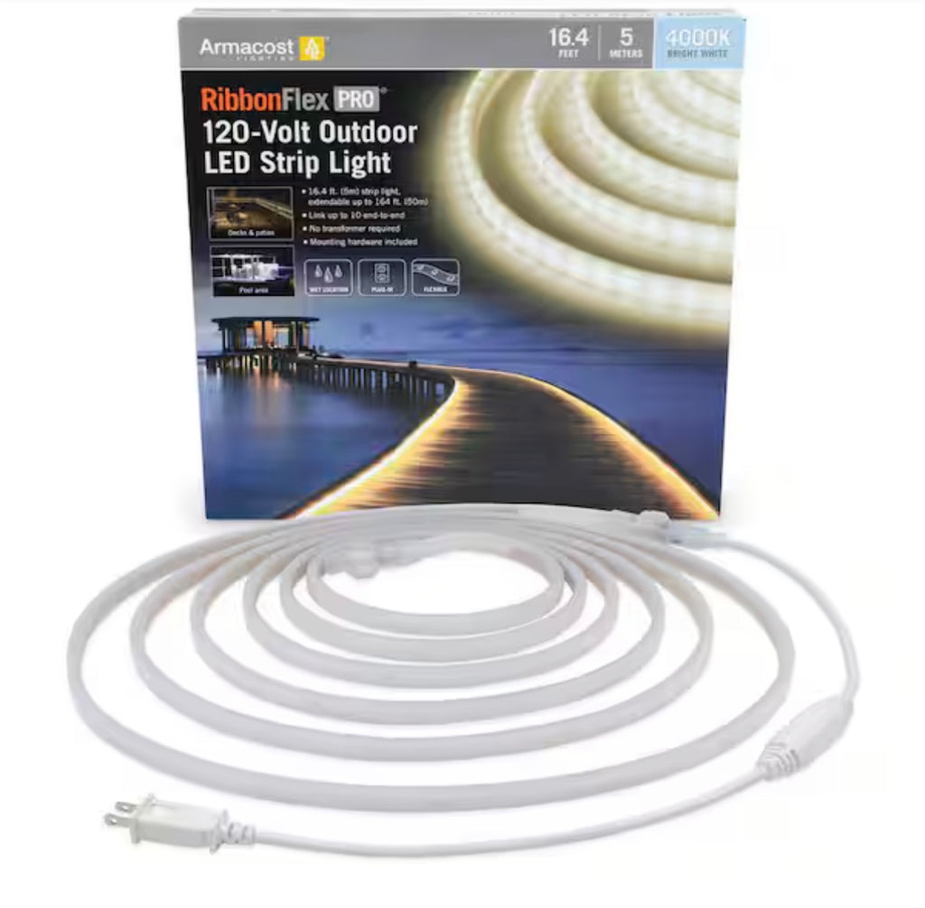 120-Volt Outdoor LED Strip Light Kit