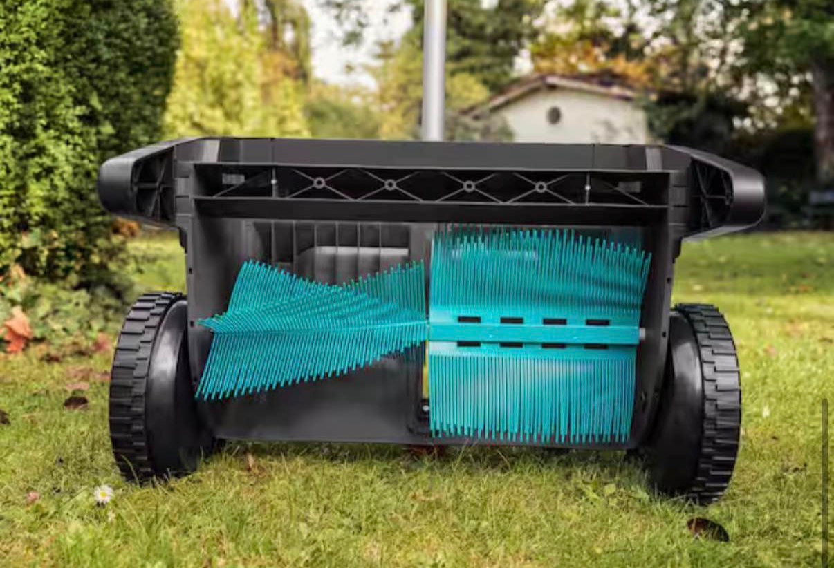 20 in. Manual Push Lawn and Leaf Collecting Tool