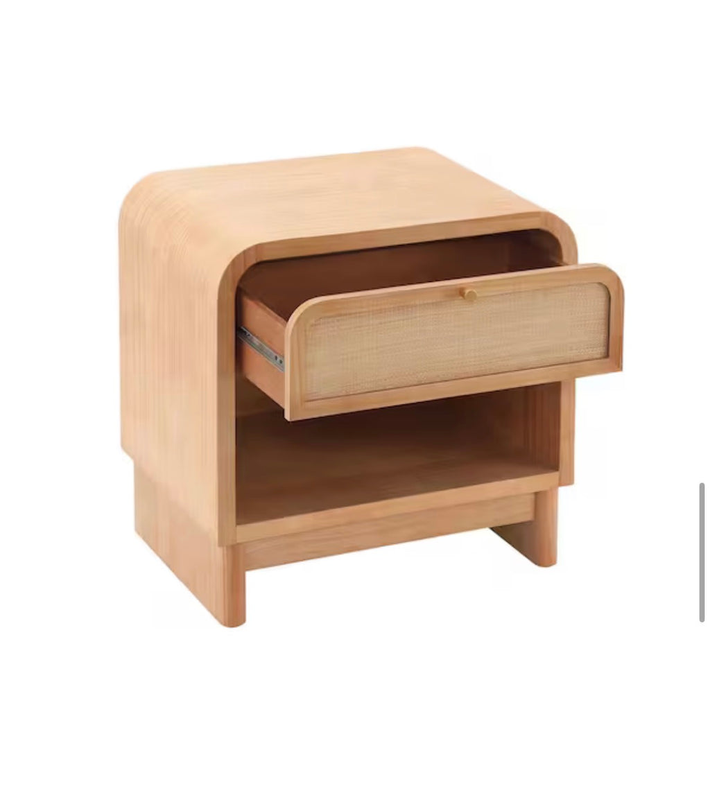 Florence Modern Curved Top Design Nightstand