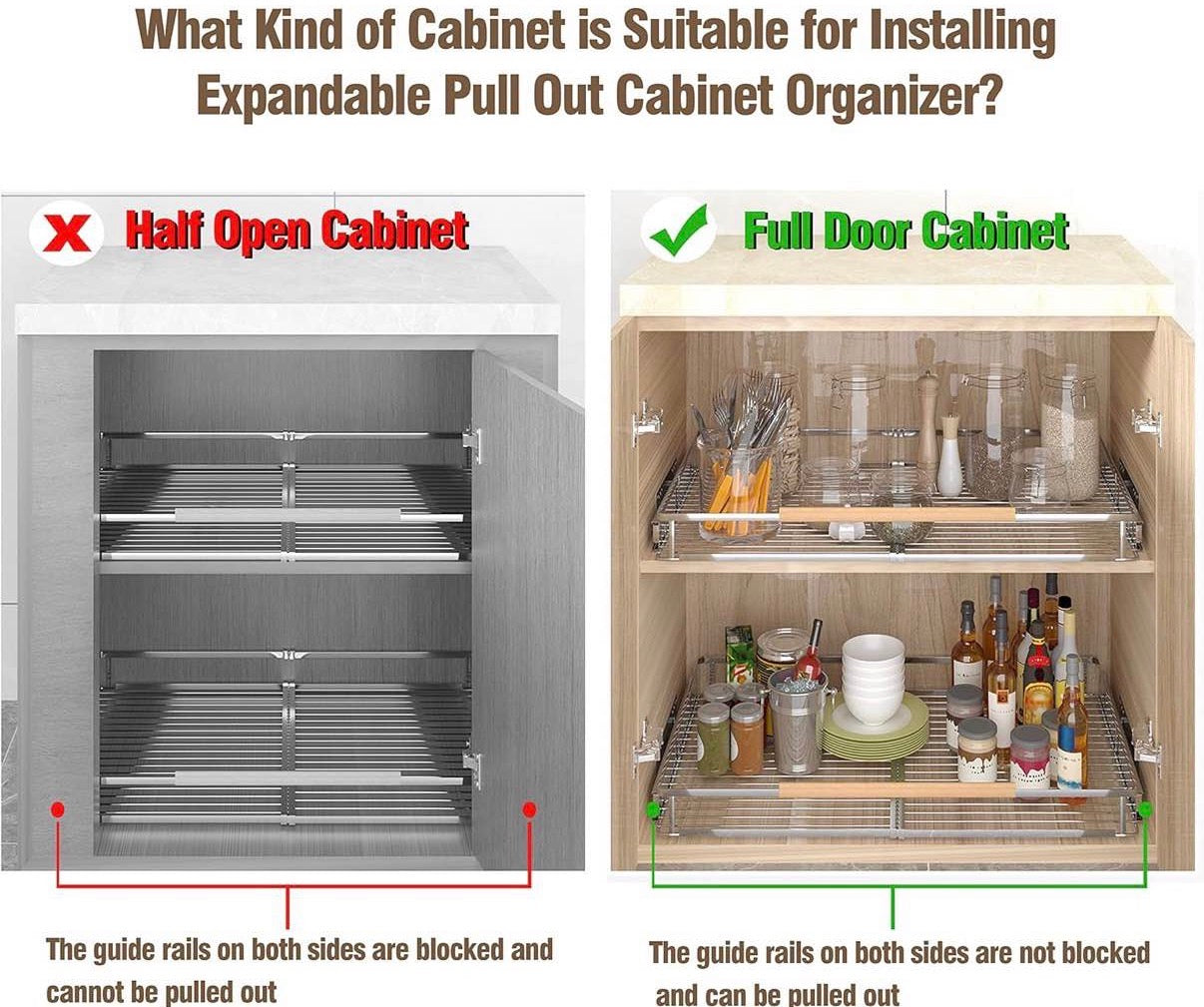 Pull Out Cabinet Organizer