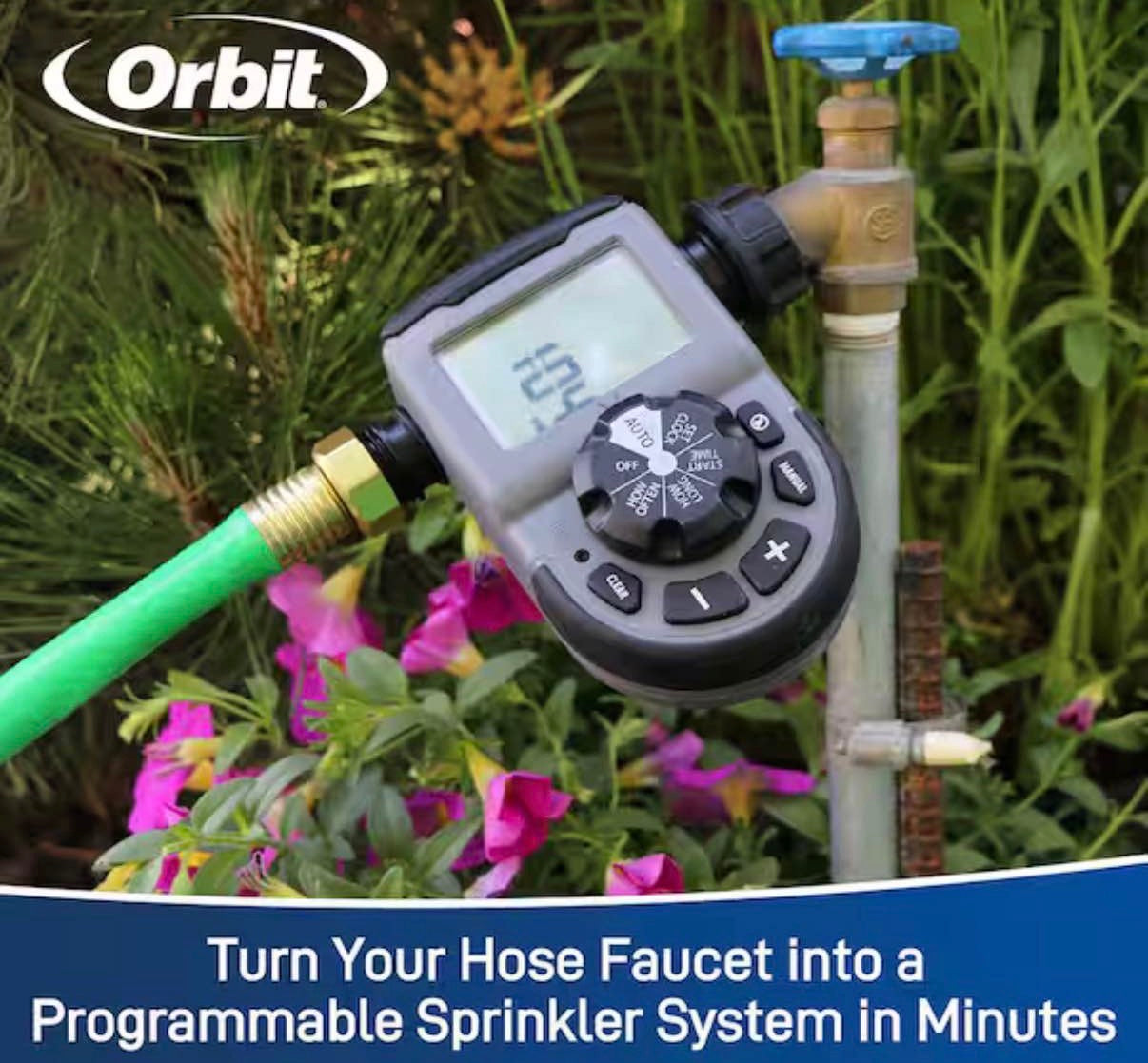 1-Outlet Programmable Hose Watering Timer Sprinkler Timer