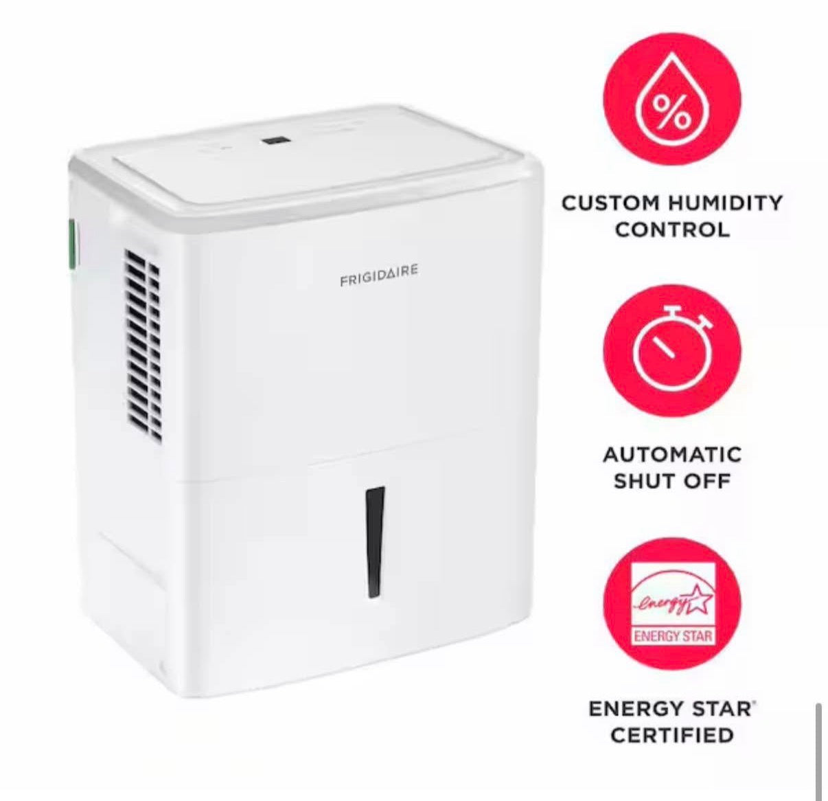 50 pt. 4500 sq. ft. Dehumidifier with Bucket
