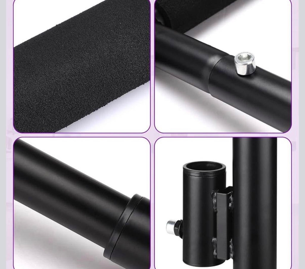 Quick-Release Handle Bar for Straight Leg Fitness Trampoline