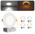 4 in. Adjustable Canless LED Recessed with Night Light mode