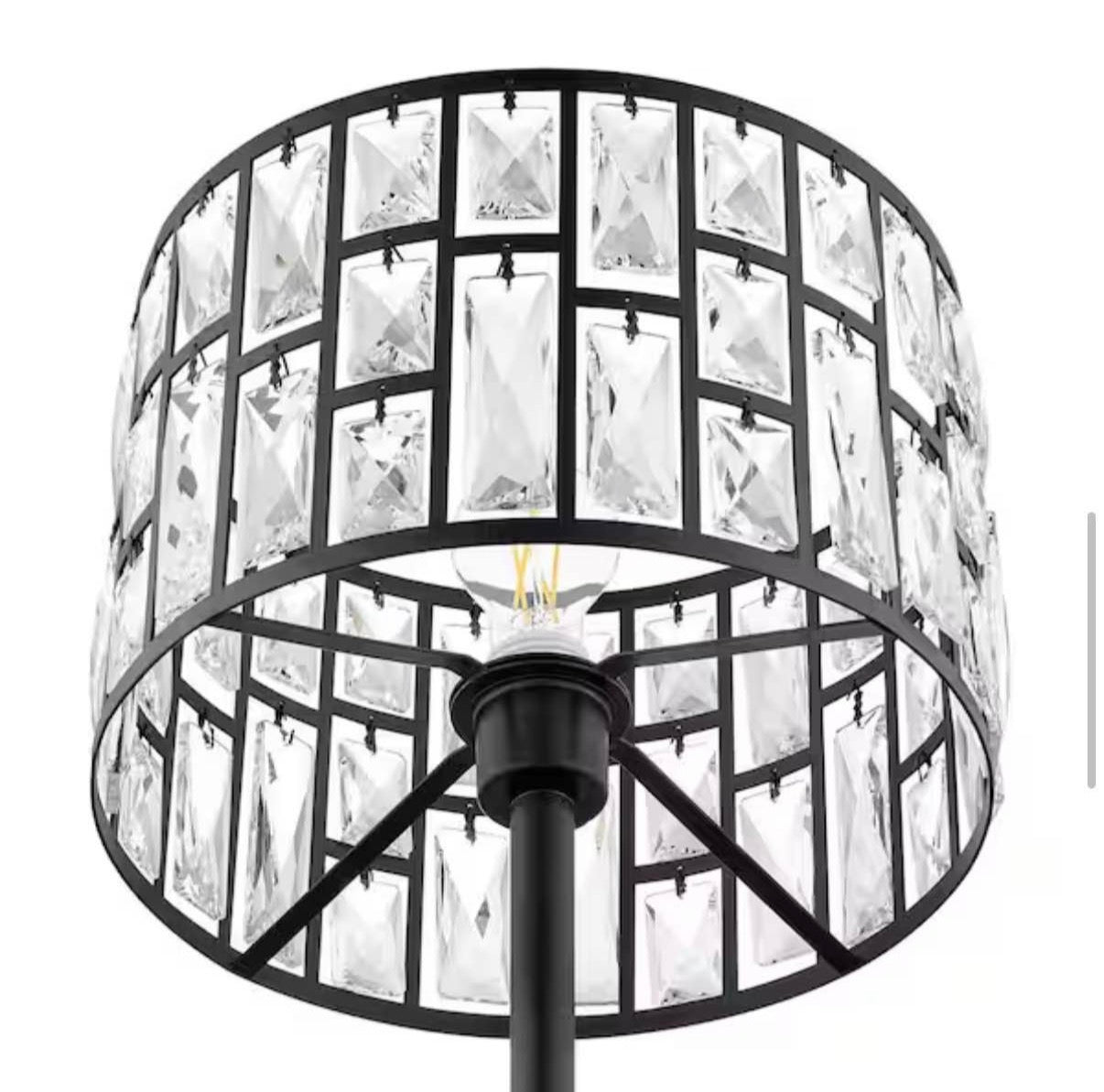 57 in Crystal Floor Lamp