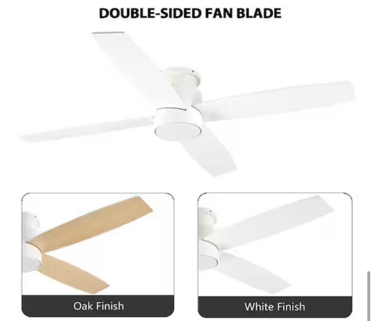 44 in. Indoor Ceiling Fan with remote control