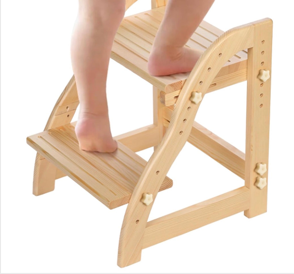 Wooden Step Stool for Kids