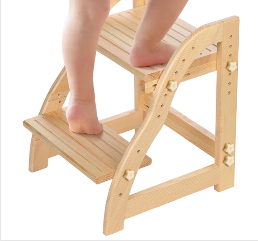 Wooden Step Stool for Kids