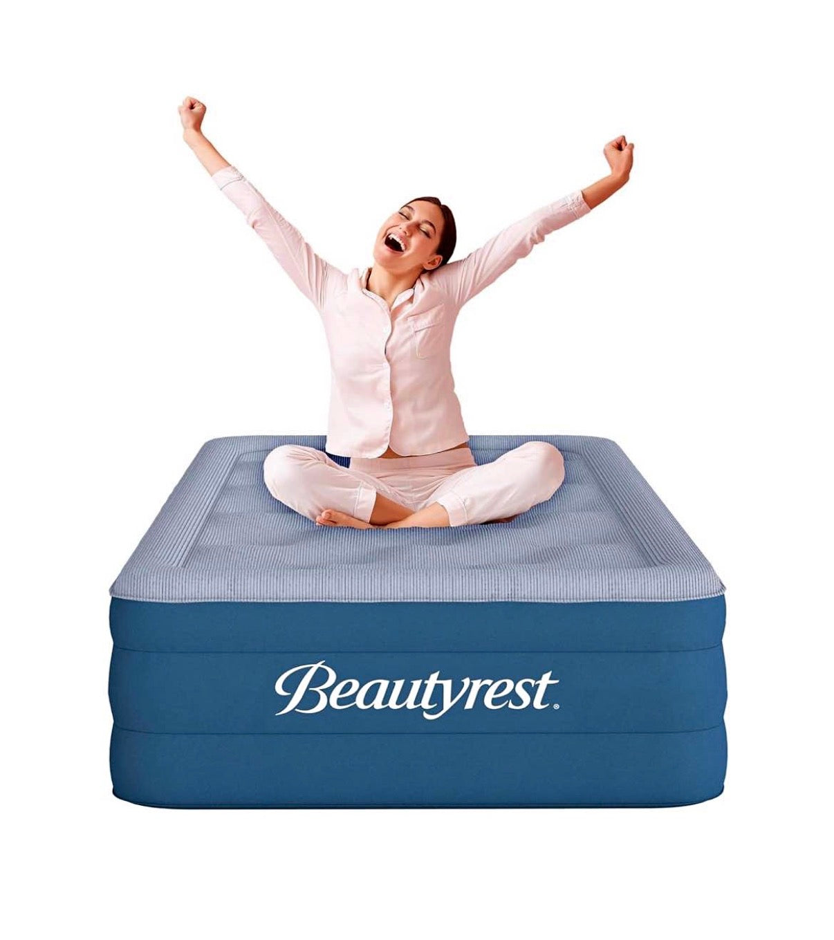17" Comfort Plus Air Bed Mattress with Built-in Pump Twin Size
