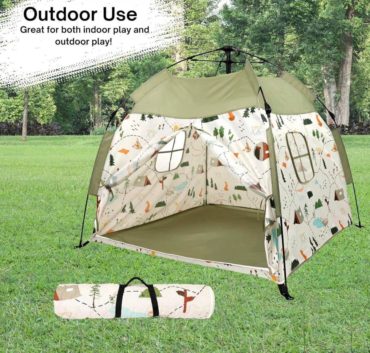 kids Play Tent with Matching Picnic Mat