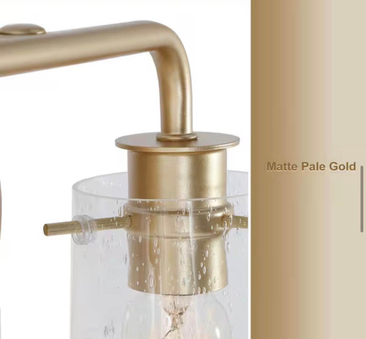 31 in Gold Vanity Light for Bathroom