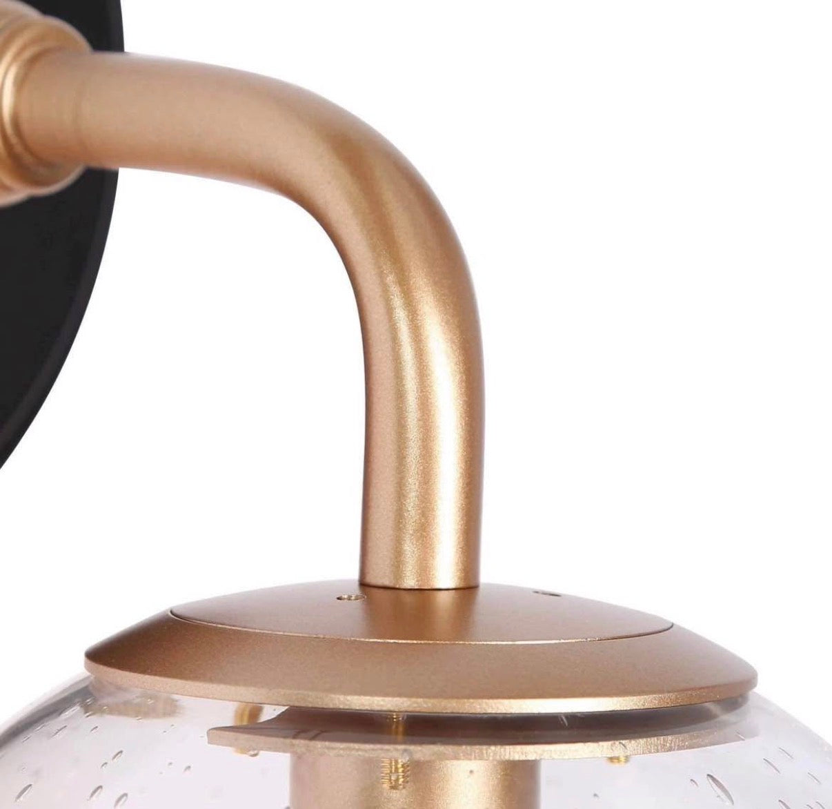 5.5 in. 1-Light Vintage Gold Wall Sconce