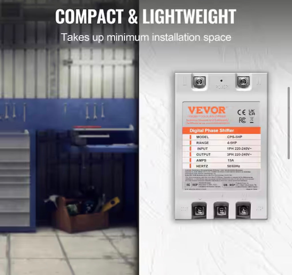 3 Phase Converter 5HP