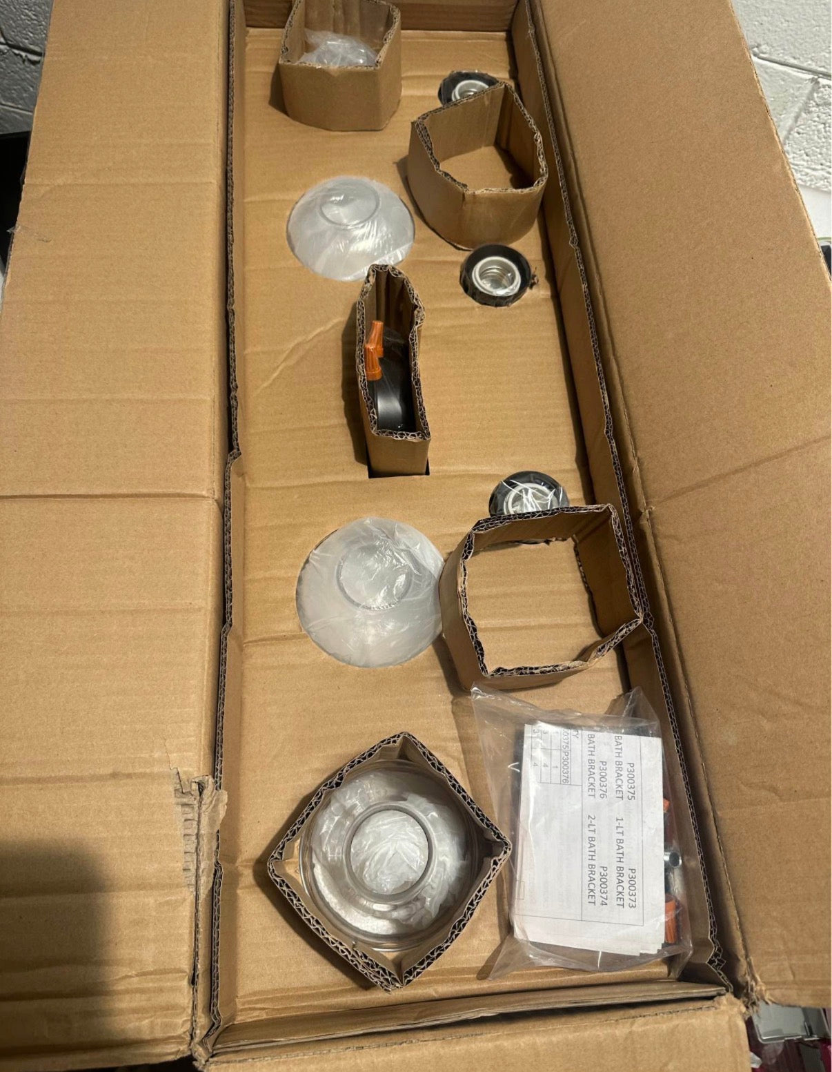 23.5 in. 4-Light Matte Black with Clear Glass Vanity Light