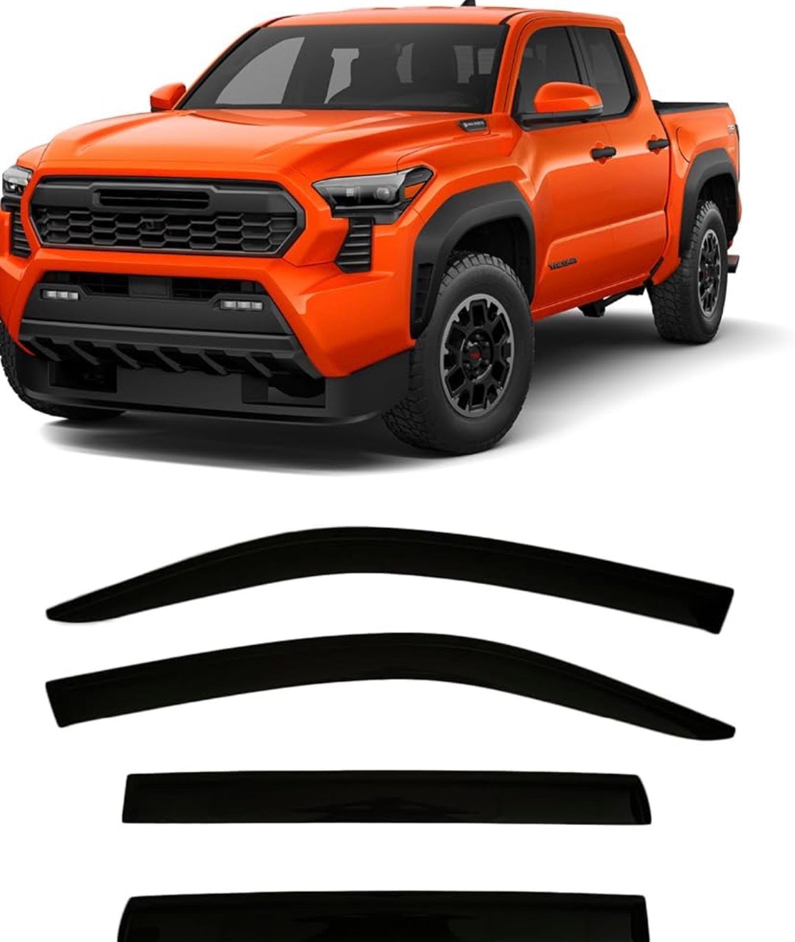 2024 2025  Window Visor Deflectors for Toyota Tacoma