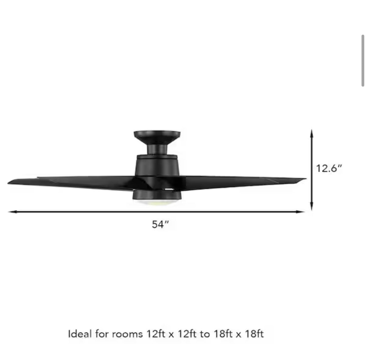 Ainslee 54 in. Indoor/Covered Outdoor ceiling fan