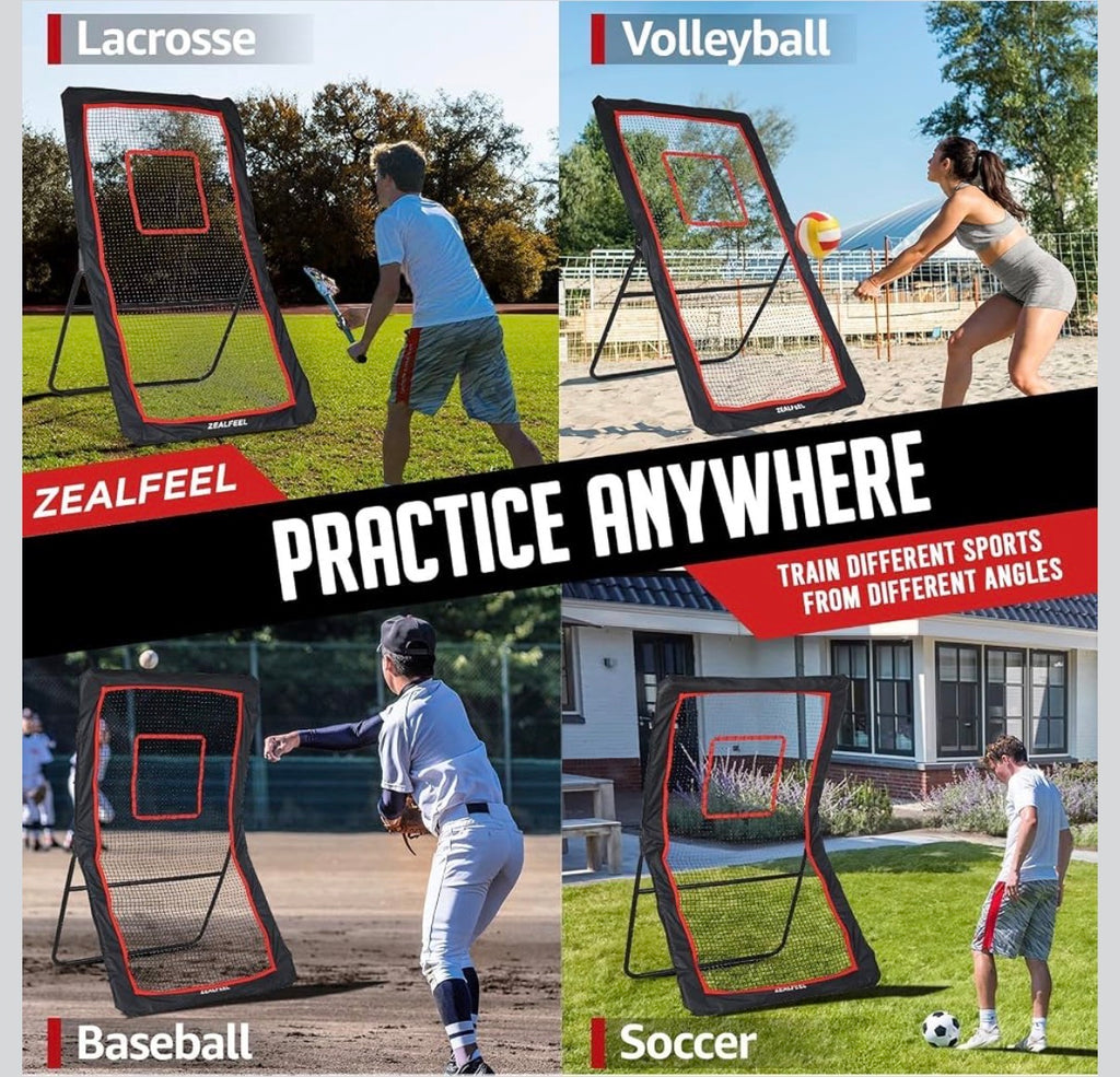 4x7FT  Rebounder Perfect for Lax Baseball Volleyball & Soccer