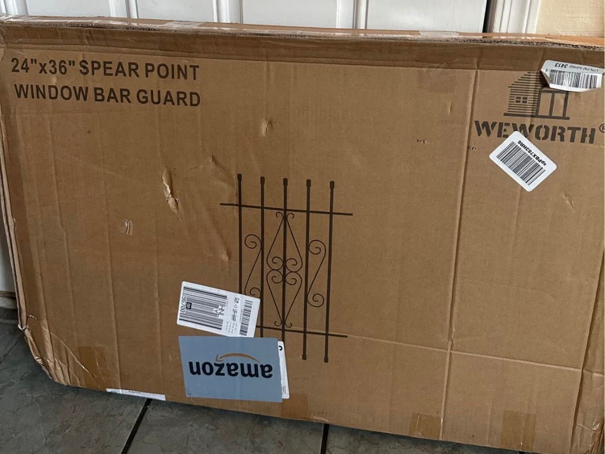 2 pack Window Security Bars Guards