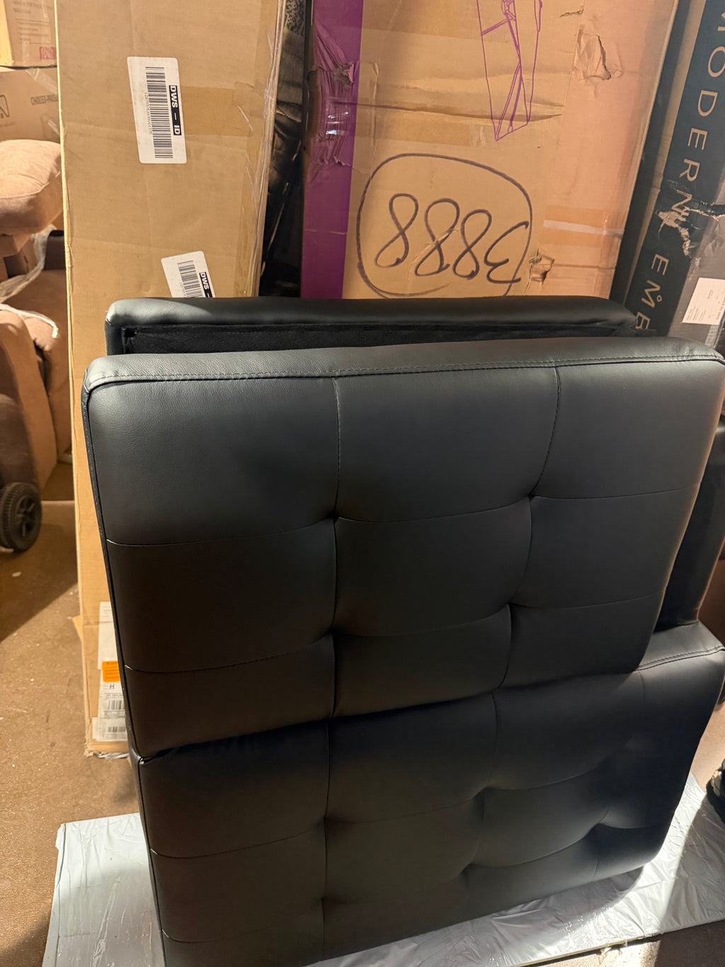 65 in. Convertible Sofa Bed Love Seat ( used )
