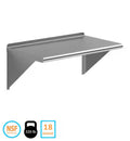 18 in. x 30 in. Stainless Steel Wall Shelf Kitchen
