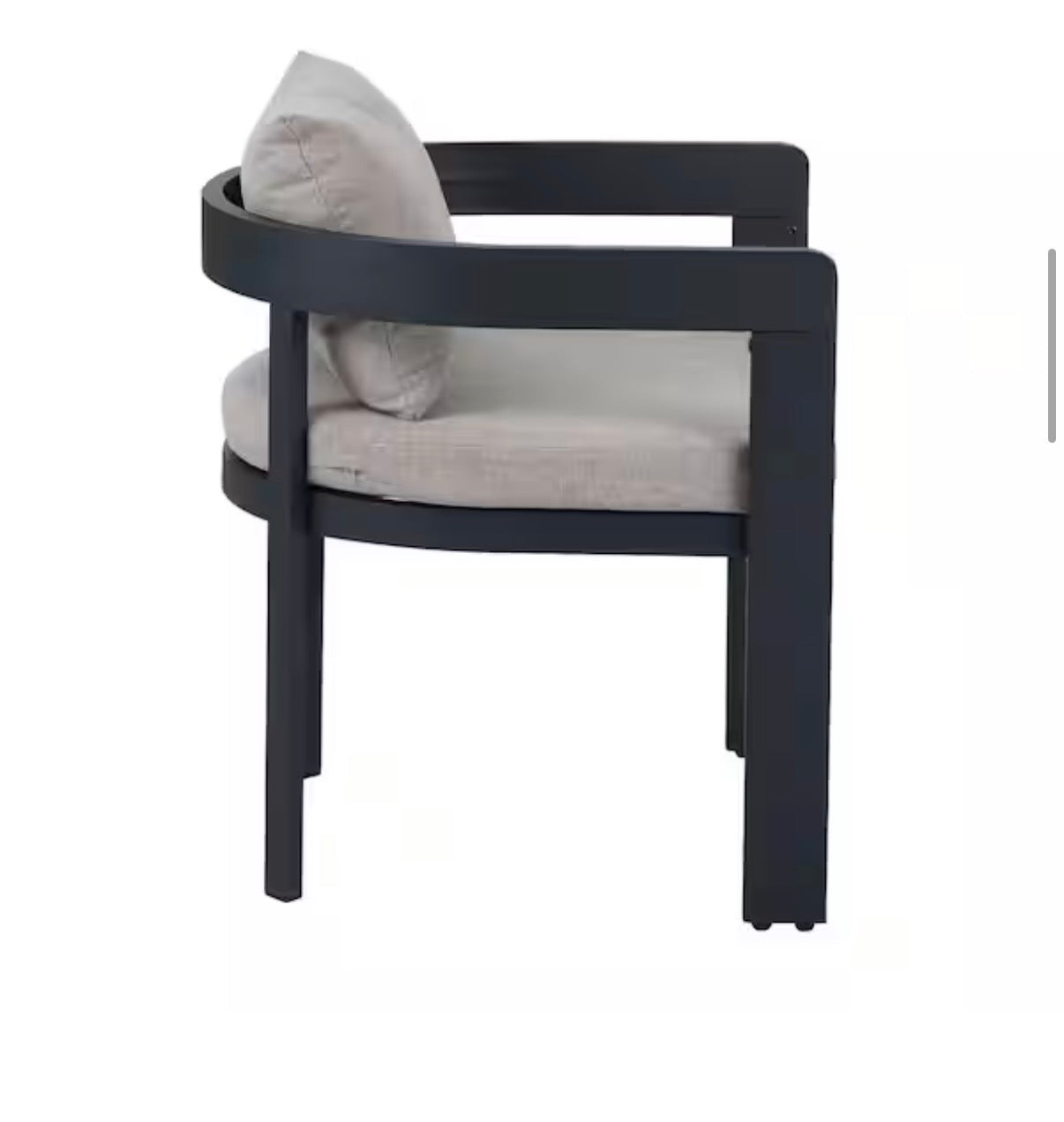 Set of 2 Calistae Modern Outdoor Dining Chairs