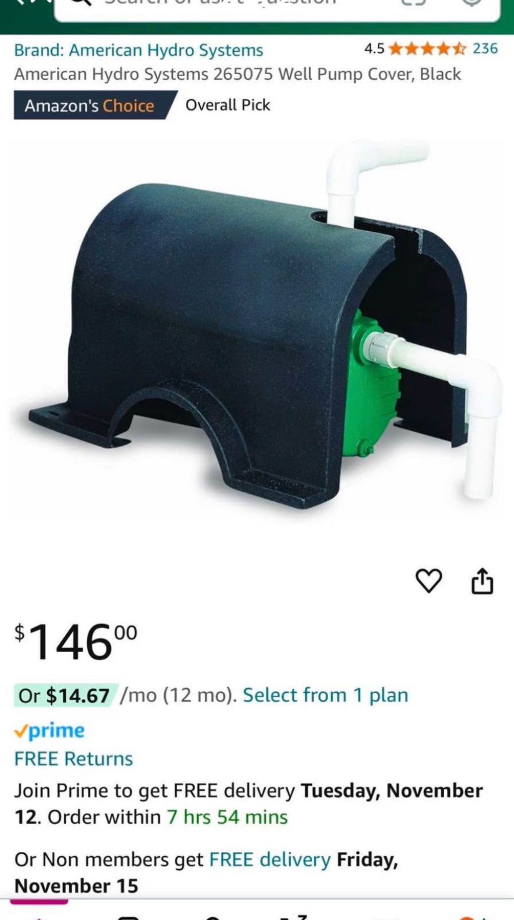 Pump Cover