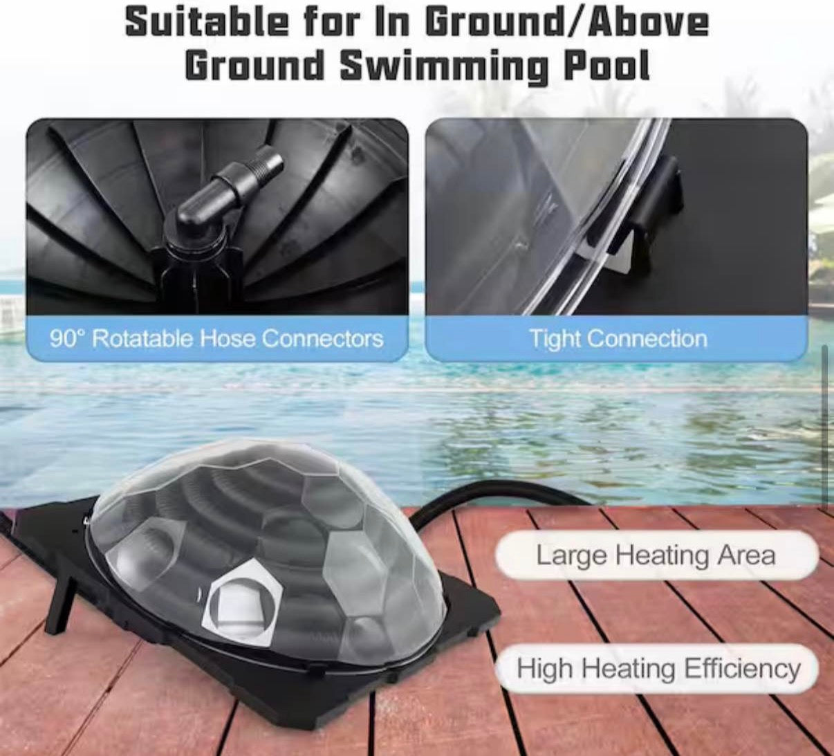 Solar Pool Heater Above Ground ( used like new)
