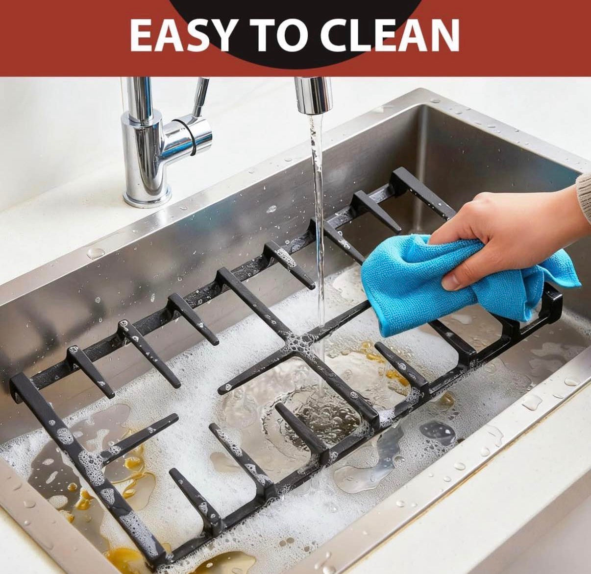 Premium Cast Iron Gas Stove Burner Grate Replacement