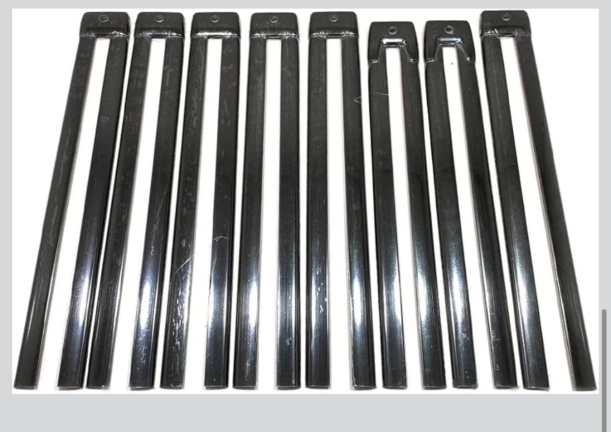 Toyota Sienna Interior Seat Rail Protection Strip Cover  Stainless Steel 8 PCS