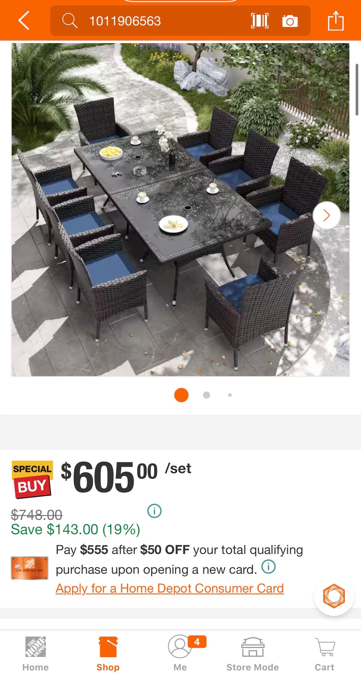 10-Piece Wicker Patio Outdoor Dining Set with Glass Tabletop