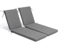 Outdoor Chaise Lounge Cushions 2-Piece