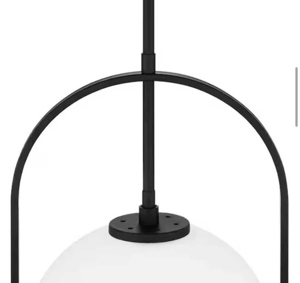 Owens 1-Light Matte Black Pendant Light Fixture