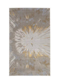 Jewel Abstract Modern Area Rug Gold / Gray