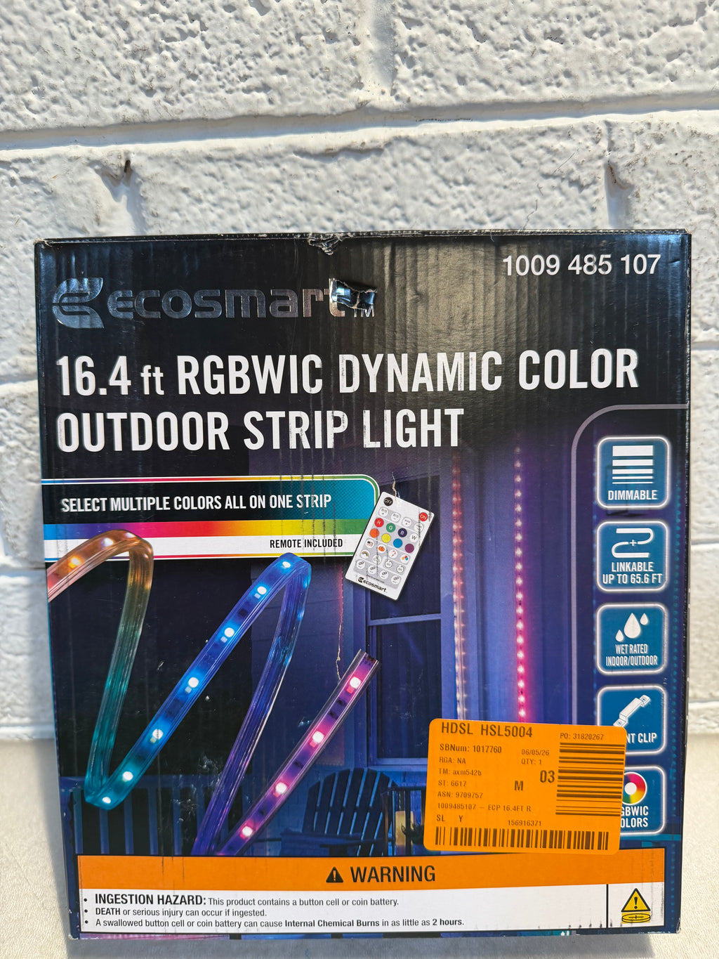 EcoSmart 16.4ft Color Changing LED Tape Light